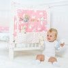 Muslin Tree Bed Hanging Storage Bag Baby Cot Bed Brand Baby Cotton Crib Organizer 60*50cm Toy Diaper Pocket for Crib Bedding Set-Baby-to-Bump-Life-Swan-Baby-to-Bump-Life