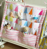 Muslin Tree Bed Hanging Storage Bag Baby Cot Bed Brand Baby Cotton Crib Organizer 60*50cm Toy Diaper Pocket for Crib Bedding Set-Baby-to-Bump-Life-crown-Baby-to-Bump-Life